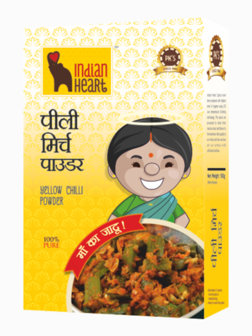 Yellow Chilli Powder - Indian Heart